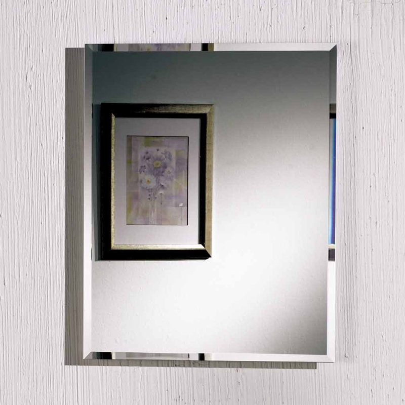 Orren Ellis Kinard W H Recessed Frameless Medicine Mirror Adjustable & Reviews Wayfair